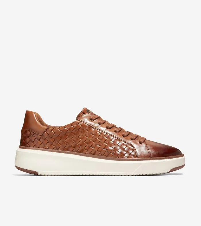 Cole Haan Sneakers Men Men039s GrandPr Topspin Woven Lux Sneaker Brown