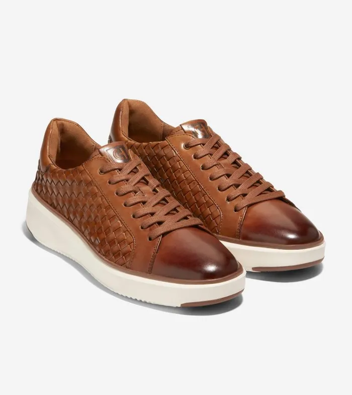 Cole Haan Sneakers Men Men039s GrandPr Topspin Woven Lux Sneaker Brown Cole Haan Sneakers Men Men039s GrandPr Topspin Woven Lux Sneaker Brown