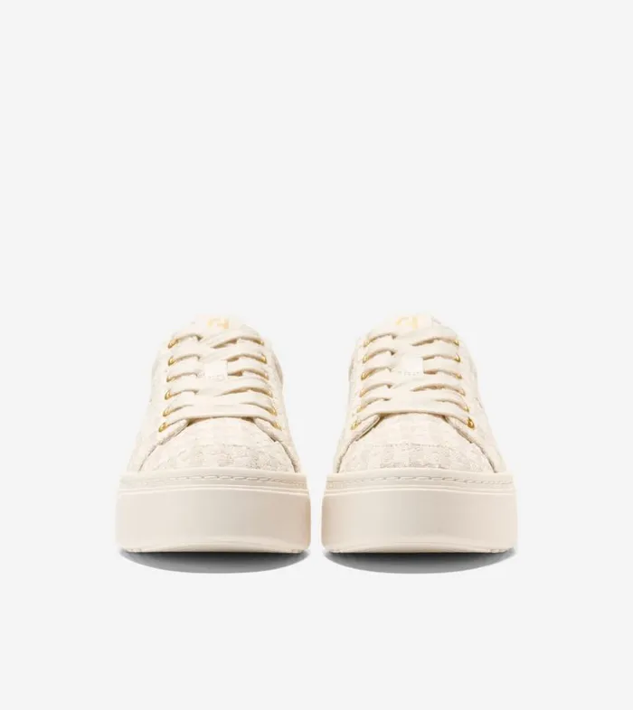 Cole Haan Sneakers Women Women039s GrandPr Max Platform Sneakers Beige Cole Haan Sneakers Women Women039s GrandPr Max Platform Sneakers Beige