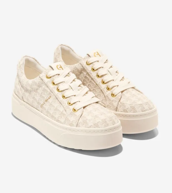 Cole Haan Sneakers Women Women039s GrandPr Max Platform Sneakers Beige Cole Haan Sneakers Women Women039s GrandPr Max Platform Sneakers Beige