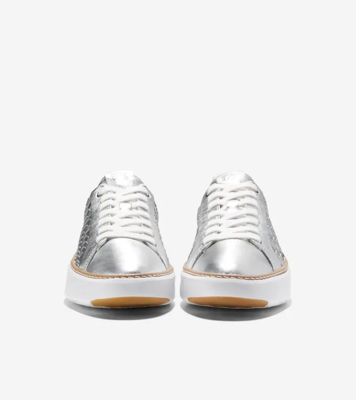 Cole Haan Sneakers Women Women039s GRANDPR TOPSPIN SNEAKER Silver Cole Haan Sneakers Women Women039s GRANDPR TOPSPIN SNEAKER Silver