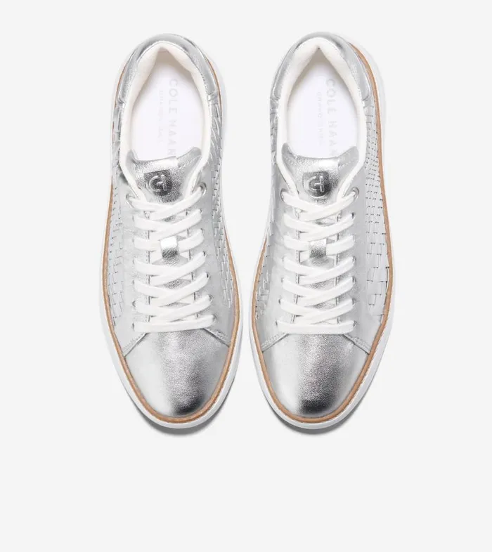 Cole Haan Sneakers Women Women039s GRANDPR TOPSPIN SNEAKER Silver Cole Haan Sneakers Women Women039s GRANDPR TOPSPIN SNEAKER Silver