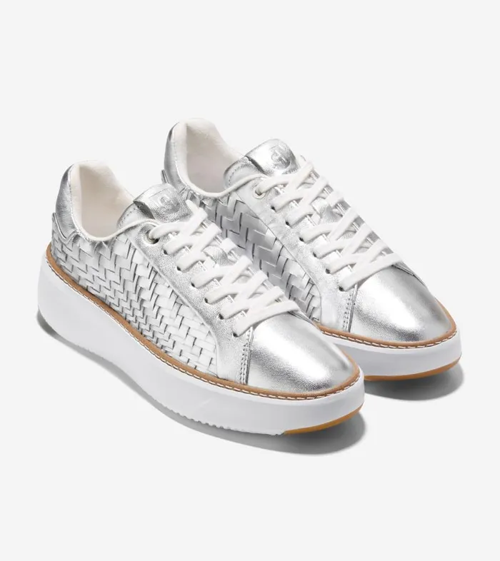 Cole Haan Sneakers Women Women039s GRANDPR TOPSPIN SNEAKER Silver Cole Haan Sneakers Women Women039s GRANDPR TOPSPIN SNEAKER Silver