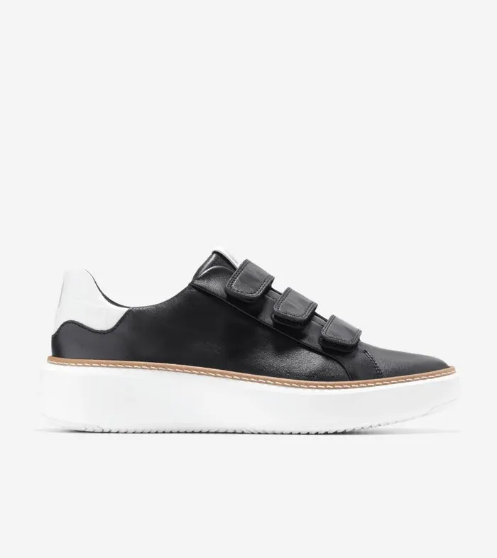 Cole Haan Sneakers Women Women039s GrandPr Topspin Triple Strap Sneakers Black