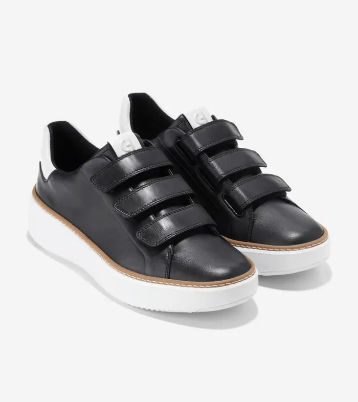 Cole Haan Sneakers Women Women039s GrandPr Topspin Triple Strap Sneakers Black