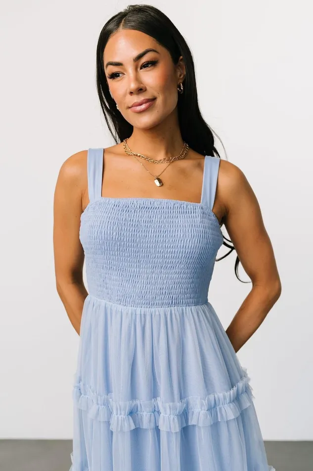Constance Tulle Maxi Dress Light Blue Women Baltic Born Tulle Styles Constance Tulle Maxi Dress Light Blue Women Baltic Born Tulle Styles