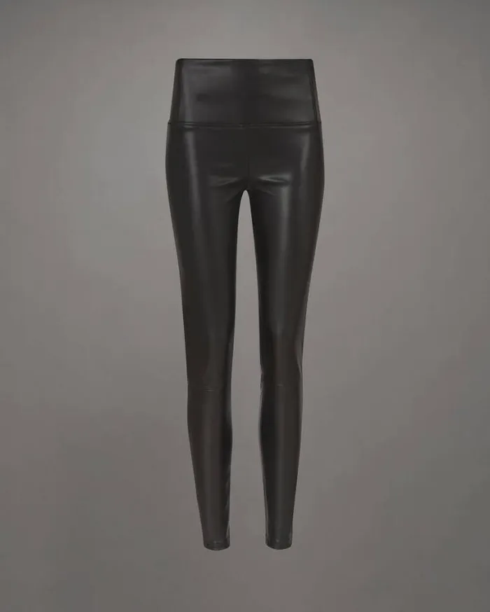 Cora HighRise Skinny Fit Faux Leggings Black Women AllSaints Pants and Leggings Cora HighRise Skinny Fit Faux Leggings Black Women AllSaints Pants and Leggings