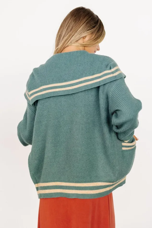 Corbett Knit Cardigan Jade Women Baltic Born Sweaters Corbett Knit Cardigan Jade Women Baltic Born Sweaters