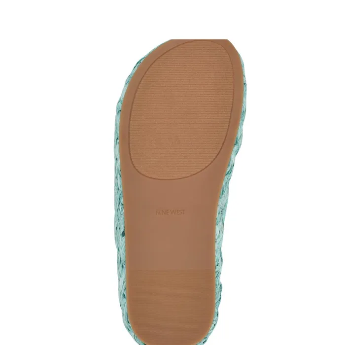 Corel Flatform Sandals Blue Women Nine West Low Heel Corel Flatform Sandals Blue Women Nine West Low Heel