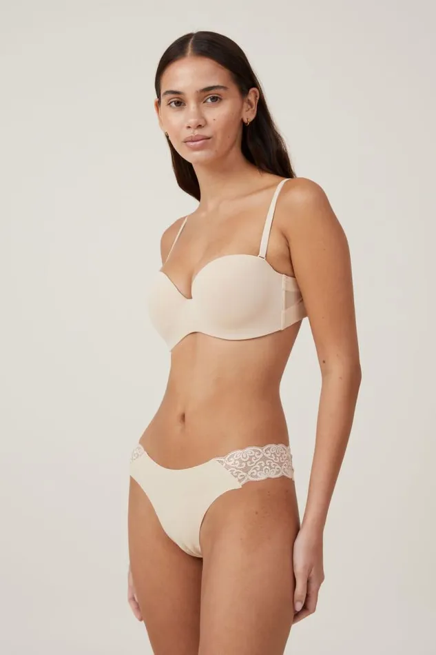 Cotton On Bras Everyday Strapless Lightly Lined TShirt Bra Frappe 8211 Women Cotton On Bras Everyday Strapless Lightly Lined TShirt Bra Frappe 8211 Women