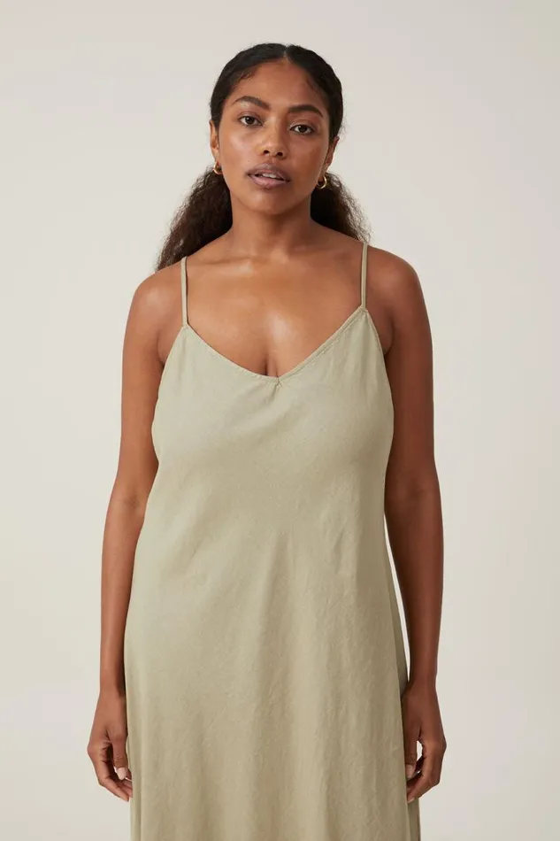 Cotton On Dresses Haven Slip Midi Dress Desert Sage 8211 Women