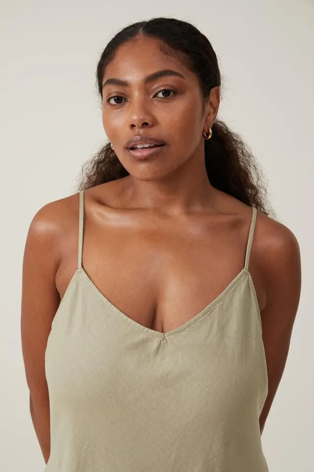 Cotton On Dresses Haven Slip Midi Dress Desert Sage 8211 Women
