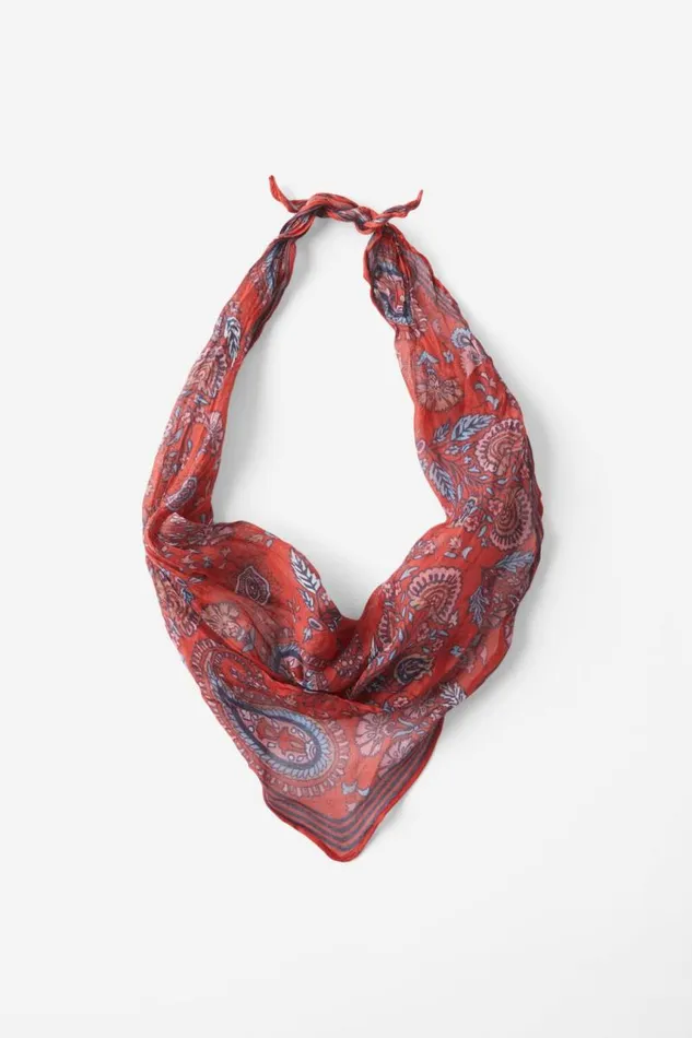 Cotton On HairAccessories Bandana Scarf Ella Paisleyred Diamond 8211 Women
