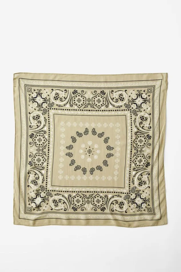 Cotton On HairAccessories Bandana Scarf Olive Floral Paisley 8211 Women