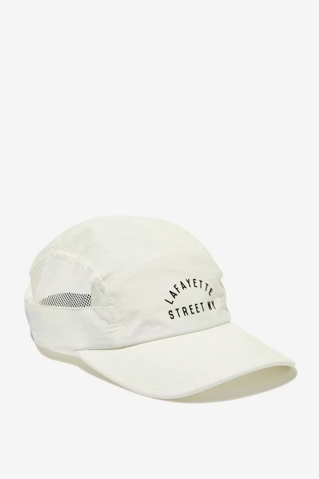 Cotton On Hats and Beanies Nylon 5 Panel Hat Whitelafayette Street Ny 8211 Men