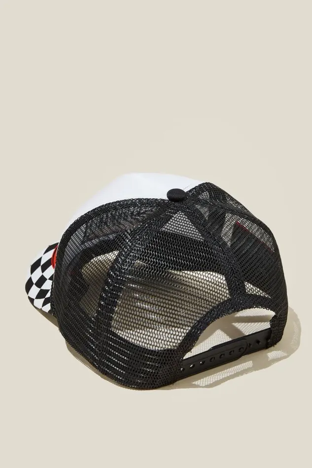Cotton On Hats and Beanies Trucker Hat Blackwhitehigh Performance Parts 8211 Men Cotton On Hats and Beanies Trucker Hat Blackwhitehigh Performance Parts 8211 Men