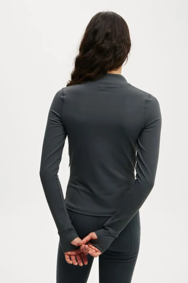 Cotton On Jackets Active Core Zip Through Long Sleeve Element Blue 8211 Women Cotton On Jackets Active Core Zip Through Long Sleeve Element Blue 8211 Women