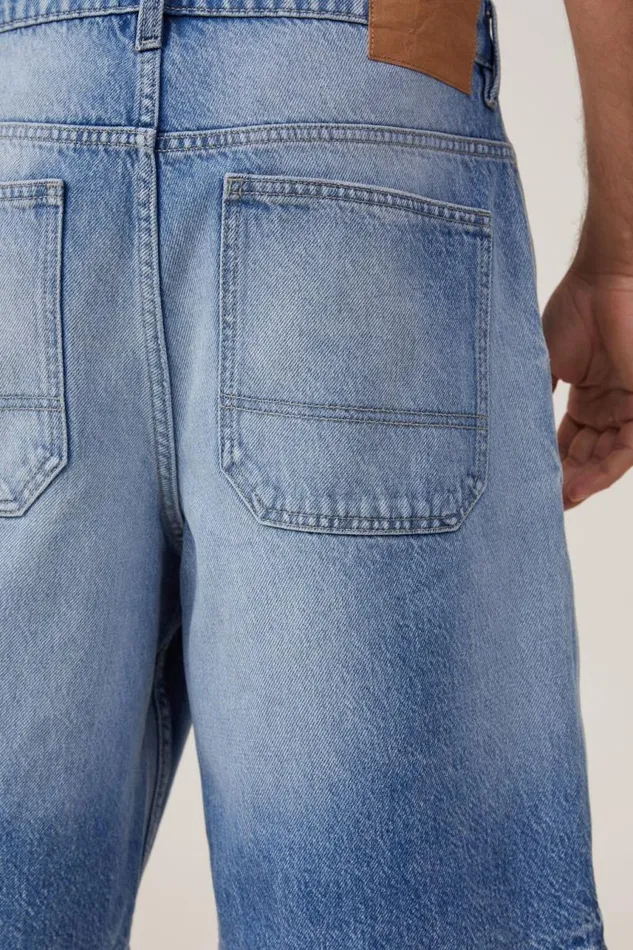 Cotton On Jeans Baggy Denim Short Cannonball Blue 8211 Men Cotton On Jeans Baggy Denim Short Cannonball Blue 8211 Men