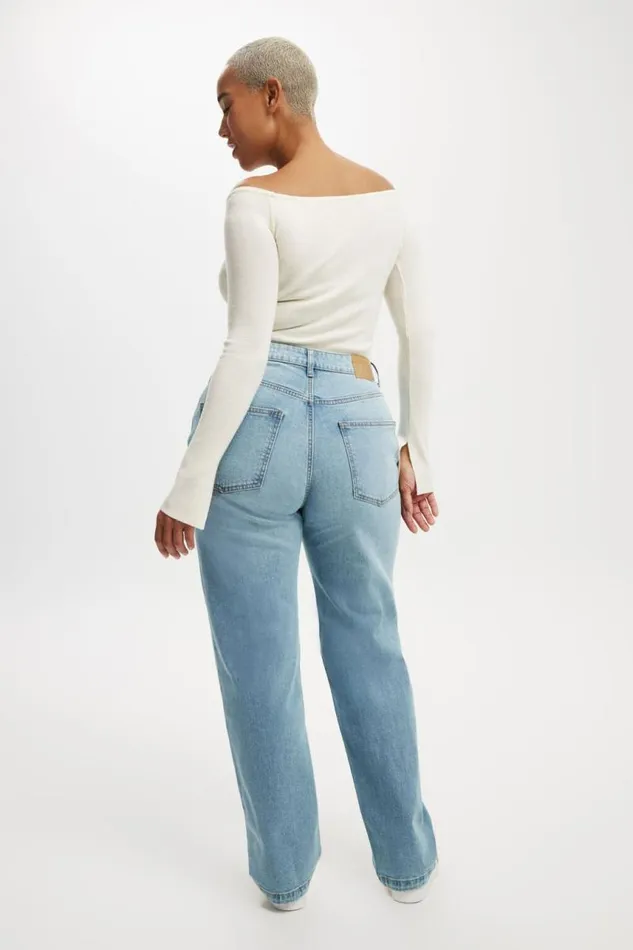 Cotton On Jeans Curvy Stretch Straight Jean Cloud Blue 8211 Women Cotton On Jeans Curvy Stretch Straight Jean Cloud Blue 8211 Women