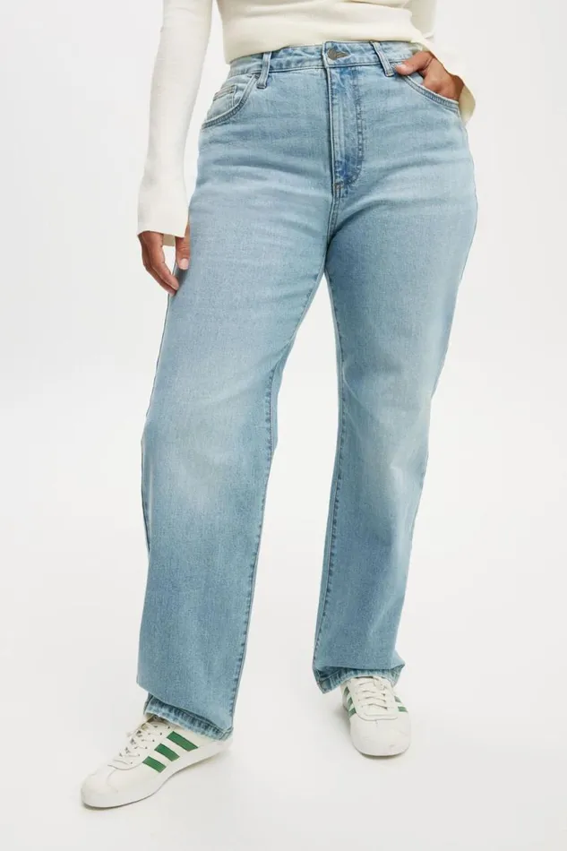 Cotton On Jeans Curvy Stretch Straight Jean Cloud Blue 8211 Women Cotton On Jeans Curvy Stretch Straight Jean Cloud Blue 8211 Women