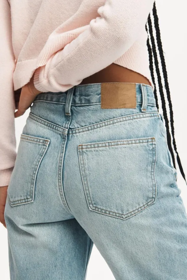 Cotton On Jeans Loose Straight Jean Bondi Blue 8211 Women Cotton On Jeans Loose Straight Jean Bondi Blue 8211 Women