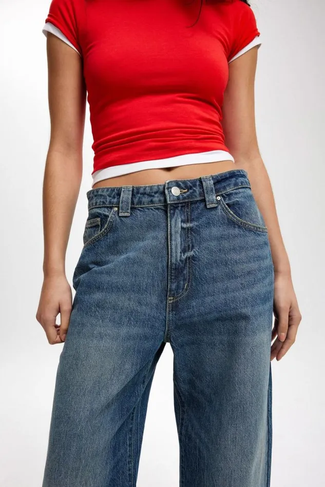 Cotton On Jeans Super Baggy Jean Blue Dusk 8211 Women Cotton On Jeans Super Baggy Jean Blue Dusk 8211 Women
