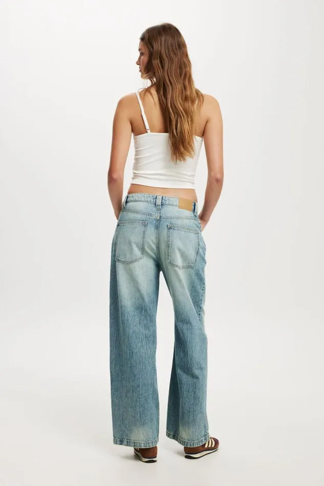 Cotton On Jeans Super Baggy Jean Canyon Blue 8211 Women Cotton On Jeans Super Baggy Jean Canyon Blue 8211 Women