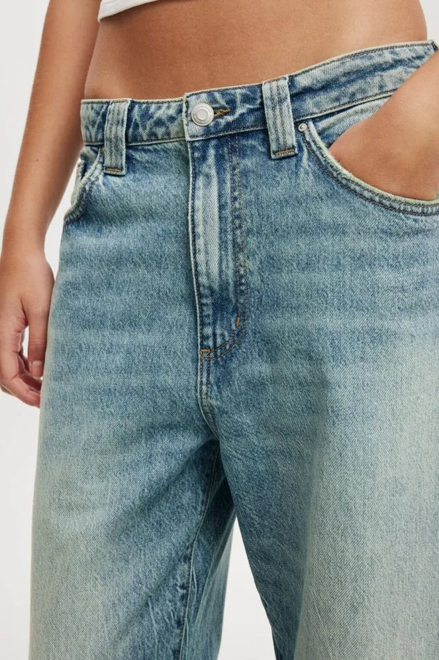 Cotton On Jeans Super Baggy Jean Canyon Blue 8211 Women Cotton On Jeans Super Baggy Jean Canyon Blue 8211 Women