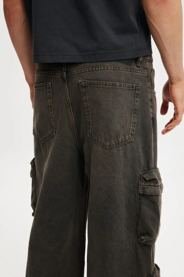 Cotton On Jeans Super Baggy Jean Cargo Downtown Black 8211 Men Cotton On Jeans Super Baggy Jean Cargo Downtown Black 8211 Men