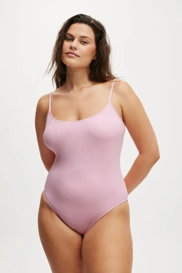 Cotton On OnePieceSwimsuits Thin Strap Low Scoop One Piece Cheeky Pirouette Crepe 8211 Women Cotton On OnePieceSwimsuits Thin Strap Low Scoop One Piece Cheeky Pirouette Crepe 8211 Women