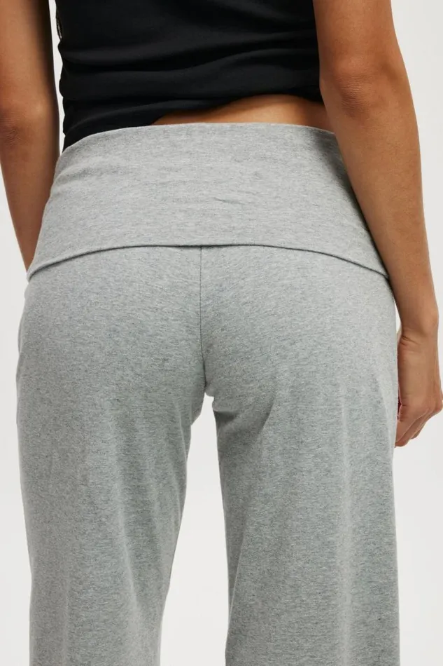 Cotton On Pants Bella Straight Leg Pant Grey Marle 8211 Women