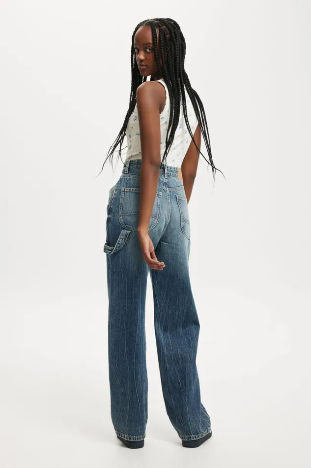 Cotton On Pants Loose Straight Jean Blue Duskcarpenter 8211 Women Cotton On Pants Loose Straight Jean Blue Duskcarpenter 8211 Women