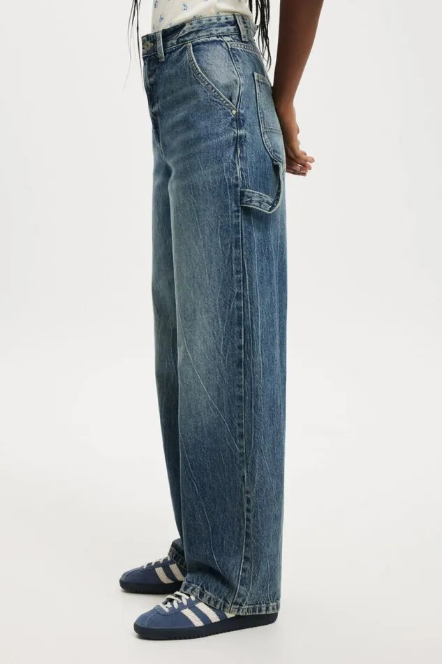 Cotton On Pants Loose Straight Jean Blue Duskcarpenter 8211 Women Cotton On Pants Loose Straight Jean Blue Duskcarpenter 8211 Women