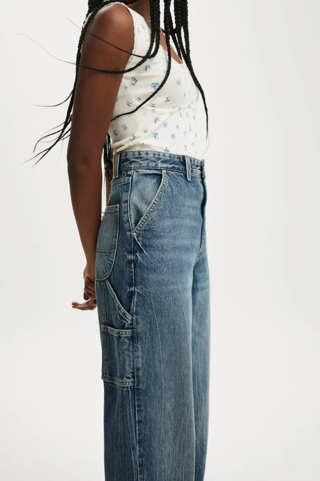 Cotton On Pants Loose Straight Jean Blue Duskcarpenter 8211 Women Cotton On Pants Loose Straight Jean Blue Duskcarpenter 8211 Women