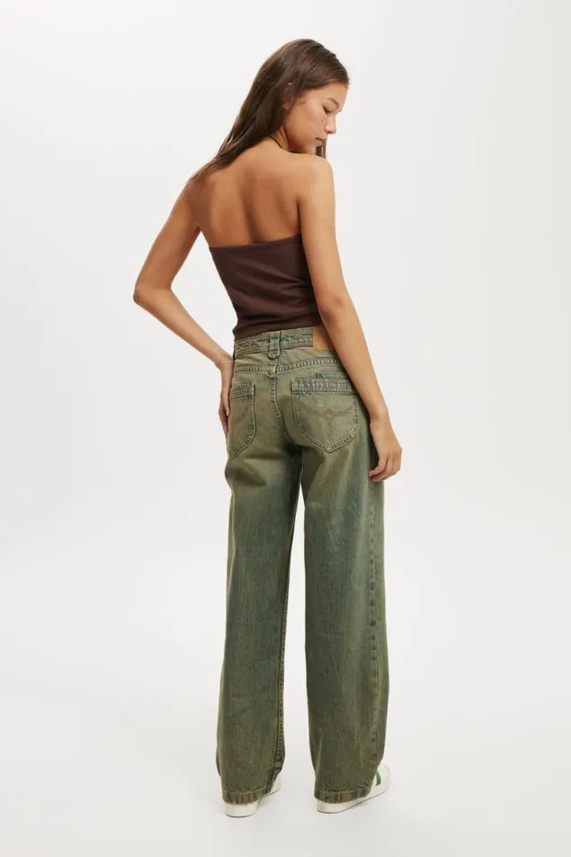 Cotton On Pants Low Rise Straight Jean Cliff Bluestitch 8211 Women Cotton On Pants Low Rise Straight Jean Cliff Bluestitch 8211 Women