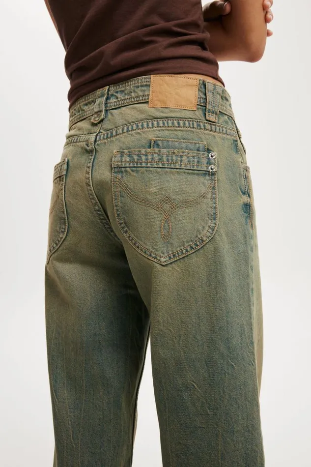 Cotton On Pants Low Rise Straight Jean Cliff Bluestitch 8211 Women Cotton On Pants Low Rise Straight Jean Cliff Bluestitch 8211 Women