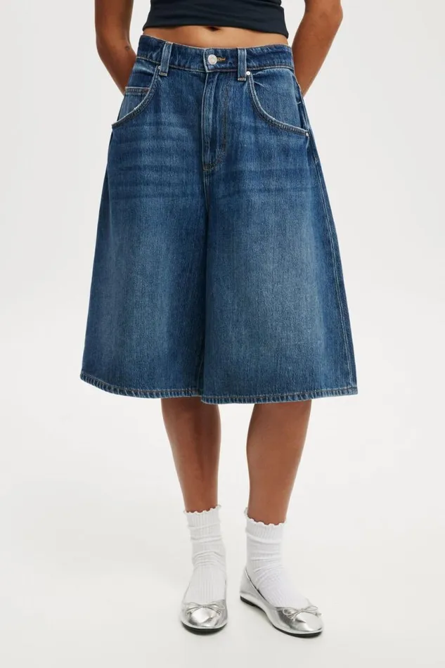 Cotton On Pants Lyocell Wide Denim Jort Shore Blue 8211 Women Cotton On Pants Lyocell Wide Denim Jort Shore Blue 8211 Women