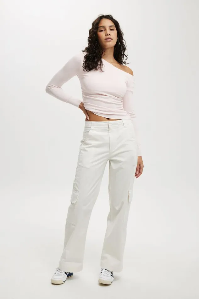 Cotton On Pants Mack Cargo Pant White 8211 Women