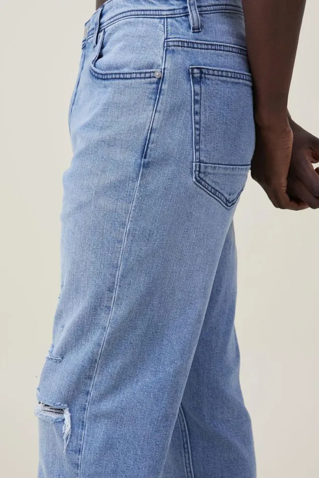 Cotton On Pants Relaxed Tapered Jean Surf Blue Ripped 8211 Men Cotton On Pants Relaxed Tapered Jean Surf Blue Ripped 8211 Men