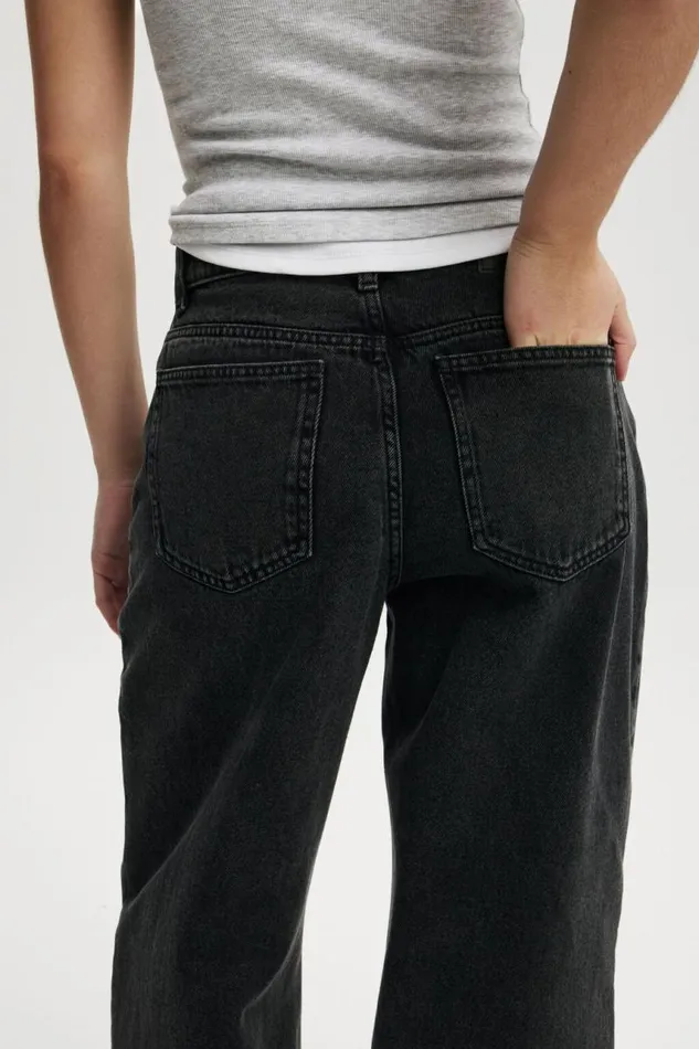 Cotton On Pants Relaxed Wide Jean Graphite Black 8211 Women Cotton On Pants Relaxed Wide Jean Graphite Black 8211 Women