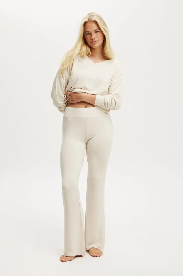 Cotton On Pants Super Soft Relaxed Flare Pant Butterscotch Marle 8211 Women