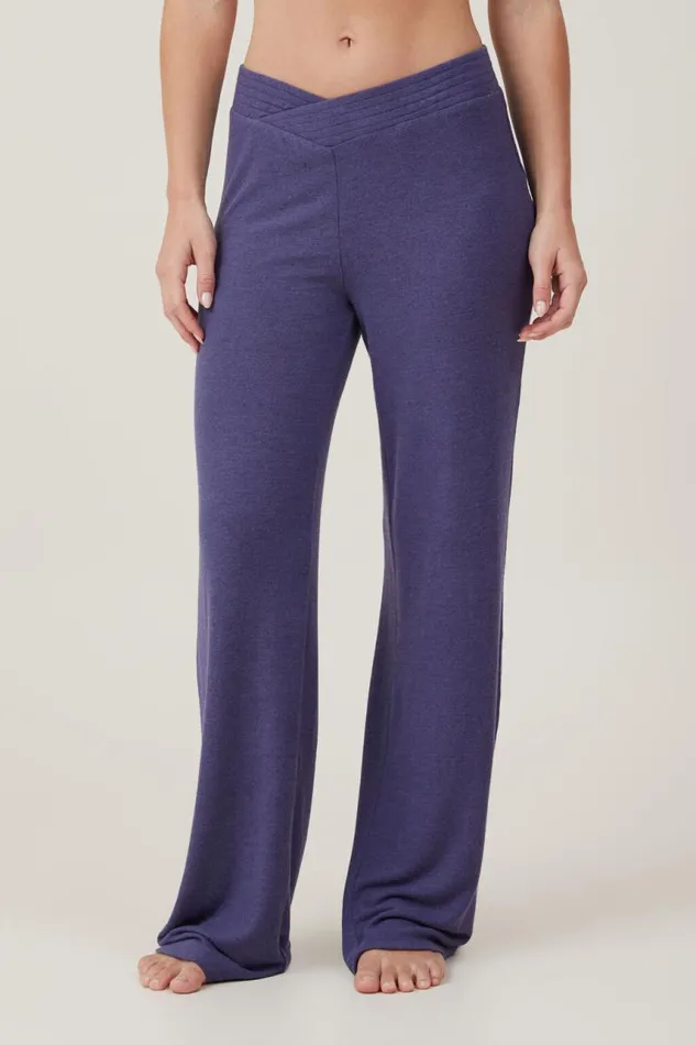 Cotton On Pants Super Soft V Front Pant Midnight Rain 8211 Women