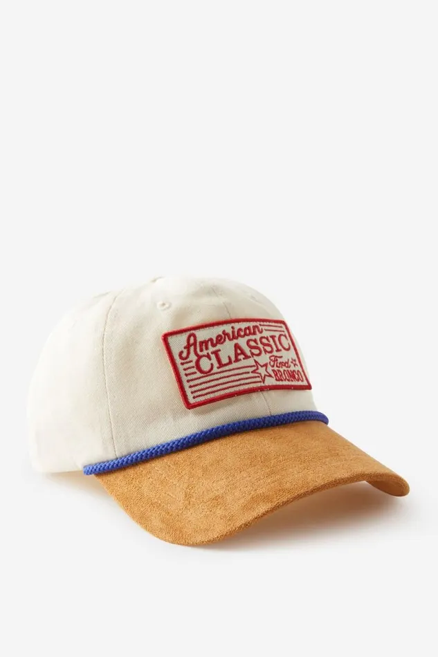 Cotton On ScarvesBeaniesandHats License Graphic Dad Cap Lcn Ford Bronco American Classic Tan 8211 Women