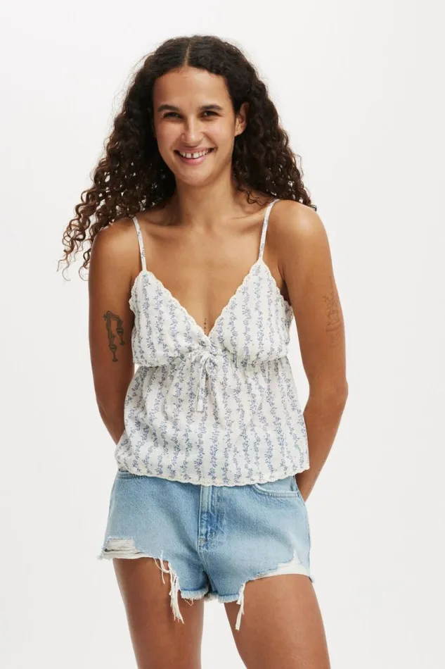 Cotton On Shorts Cheeky Denim Short Bells Blue 8211 Women