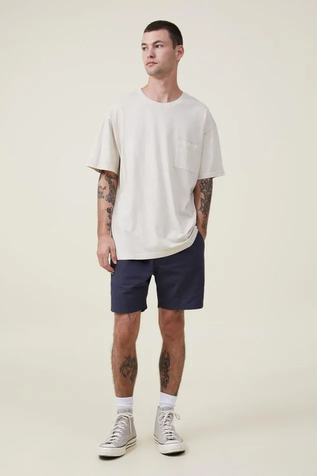 Cotton On Shorts Easy Short Navy Texture 8211 Men