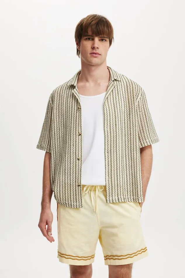 Cotton On Shorts Elevated Easy Short Lemon Border 8211 Men Cotton On Shorts Elevated Easy Short Lemon Border 8211 Men