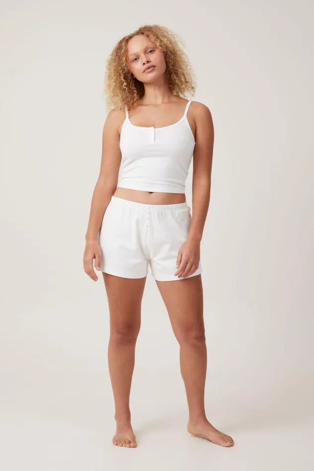 Cotton On Shorts Peached Jersey Short Coconut Milk 8211 Women