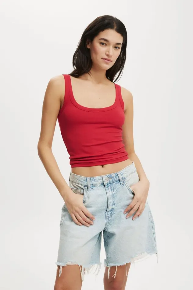 Cotton On Shorts Relaxed Denim Short Air Blue Rip 8211 Women