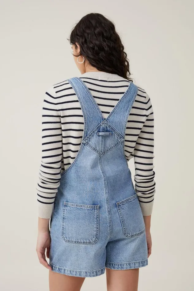Cotton On Shorts Short Denim Overall Breeze Blue 8211 Women Cotton On Shorts Short Denim Overall Breeze Blue 8211 Women