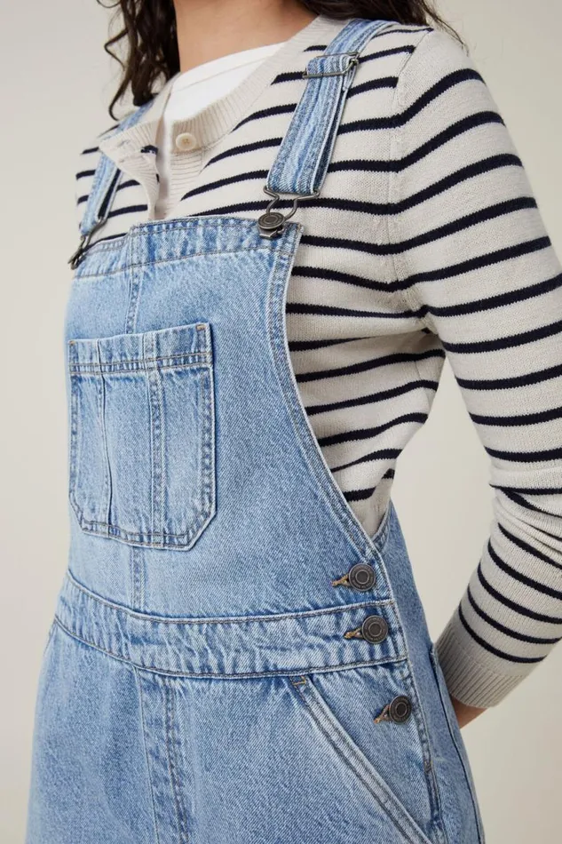 Cotton On Shorts Short Denim Overall Breeze Blue 8211 Women Cotton On Shorts Short Denim Overall Breeze Blue 8211 Women